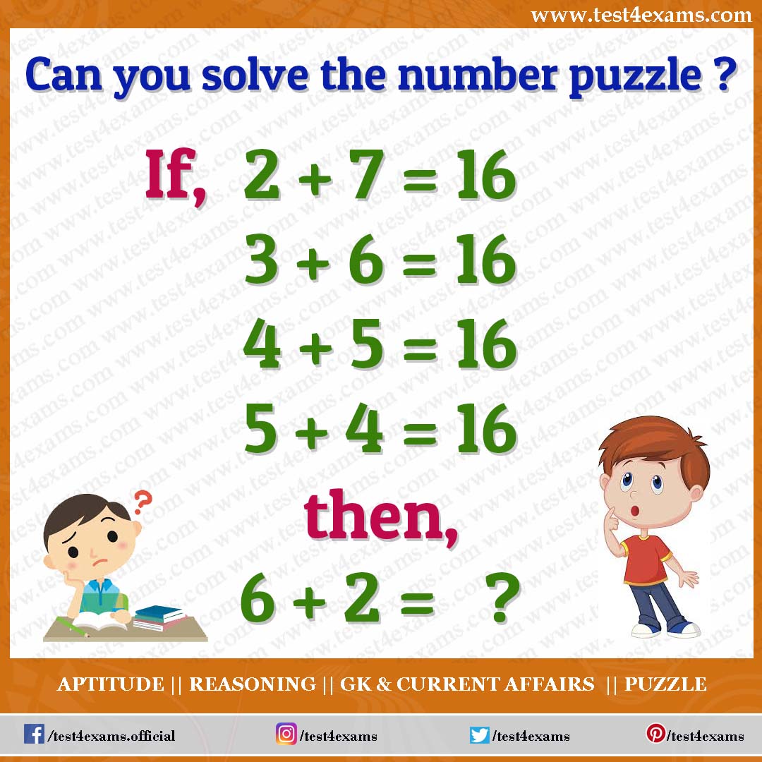Can you solve the tricky math puzzle brain puzzle math test 4 exams