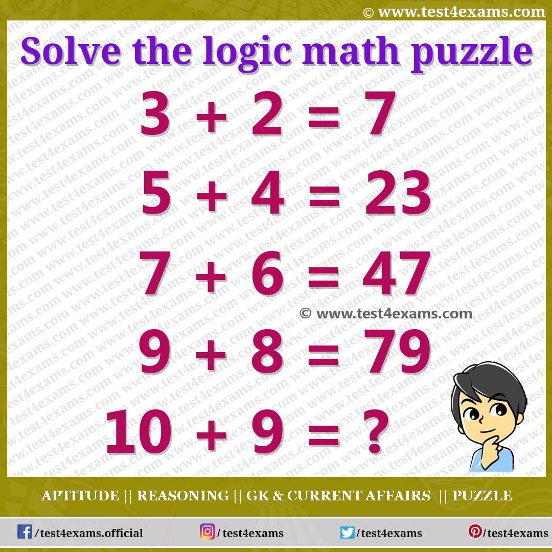 Solve The Challenging Math Puzzles Logic Brain Teaser Test 4 Exams