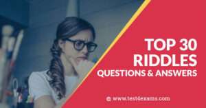 Top 30 Riddles Questions & Answers