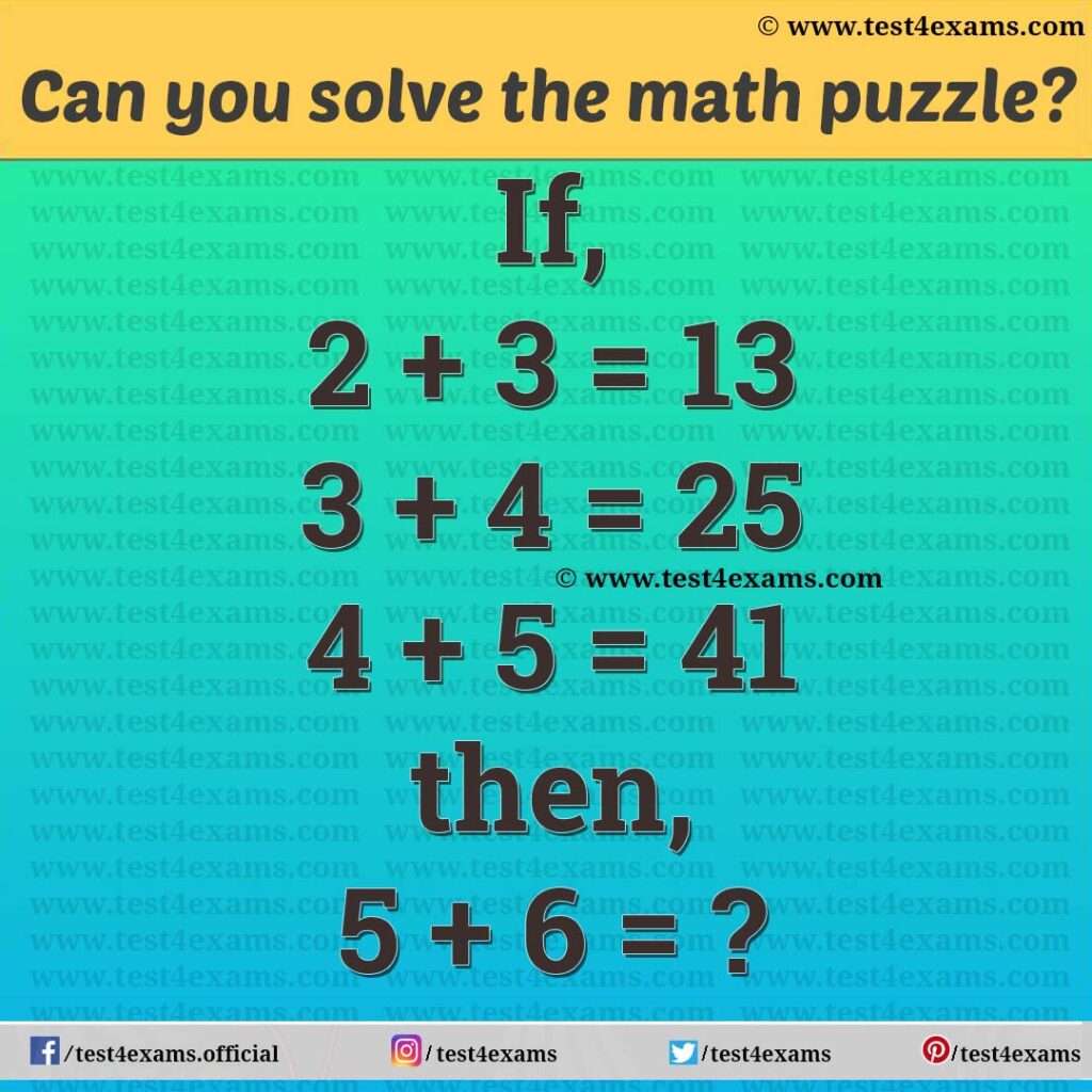 Mind twisting math puzzles for adults