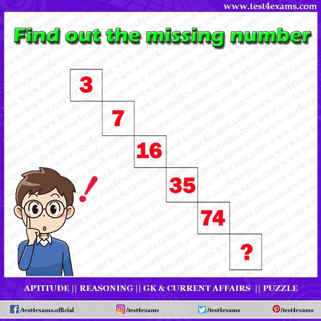 Find out the missing number