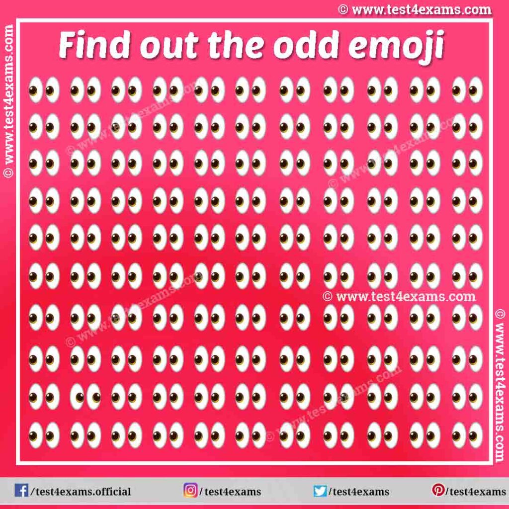 Find out the odd emoji