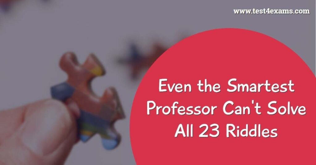 Even the Smartest Professor Can't Solve All 23 Riddles