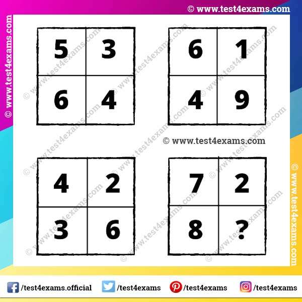 Missing numbers in box math brain teasers