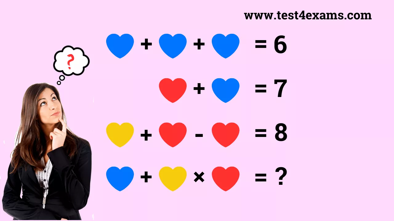 Tricky Brain Teaser: Solve This Love Math Equation