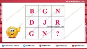 Find the missing character brain teasers Puzzle