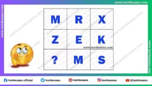 Find out the missing character puzzle for teens