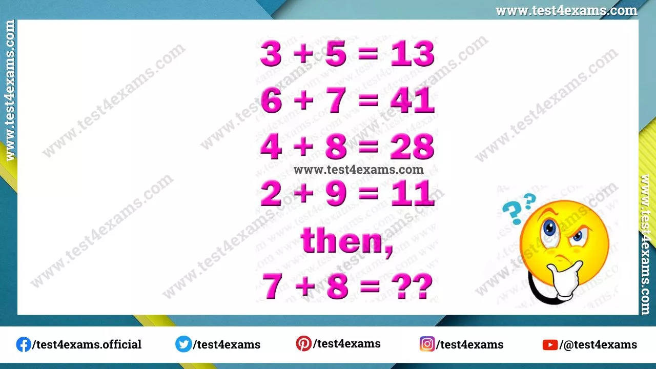 Logic Math Puzzle Question with Answer