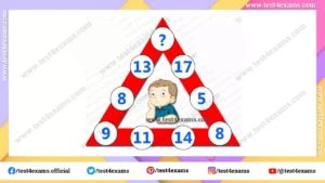 Triangle math brain teaser puzzle with answer