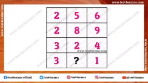 Math puzzle missing number puzzle for teens