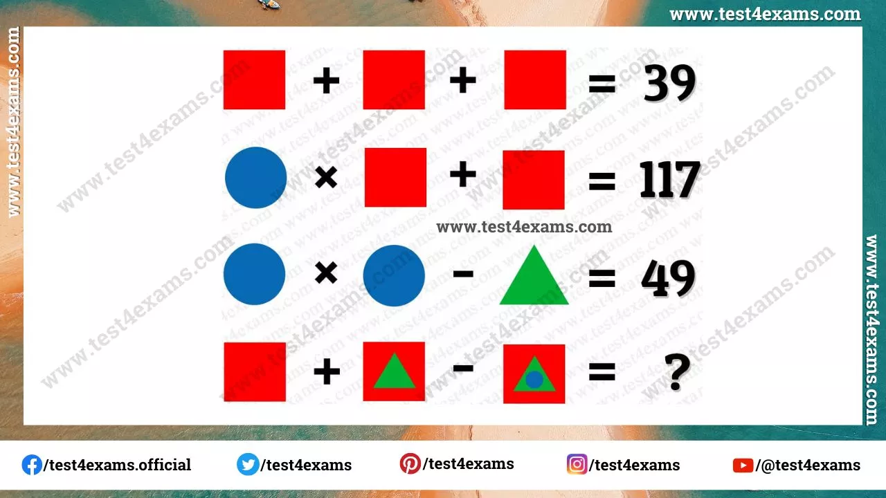 Shapes Picture Math Equation With Answer – 1128