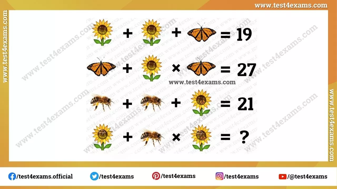 Flower Picture Puzzles Equation For Adults and Kids – 1135
