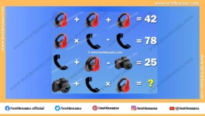 Solve the Headphone, Telephone, Camera puzzles