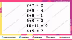 Logical reasoning math puzzles with answer