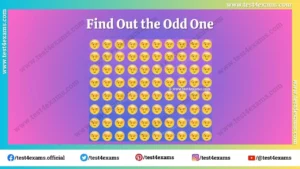 Find out the odd emoji