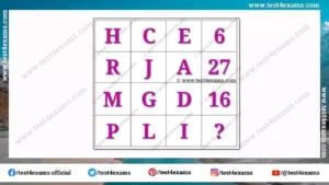 Mind challenging letter puzzle with answer