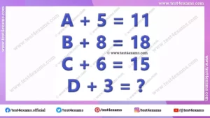 Easy tricky letter puzzle with answer