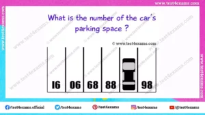 What is the number of the car's parking space?