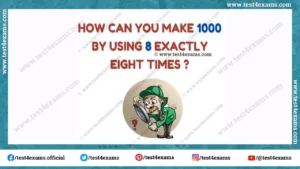 How can you make 1000 by using 8 exactly eight times?