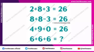 Mathematical reasoning logic riddle with answer