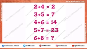 Reasoning puzzle of viral mathematics with answer