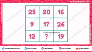 Interesting missing number puzzle with answer