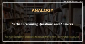 Analogy Questions and Answers