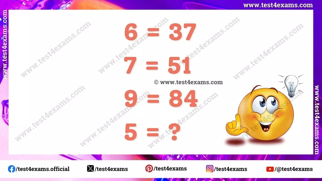 Tricky Puzzle of Brain Test for Smart Students