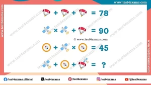 Parashoot, satellite, compass Picture puzzle math with answer