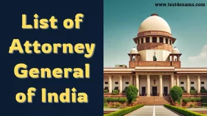 List of Attorney General of India