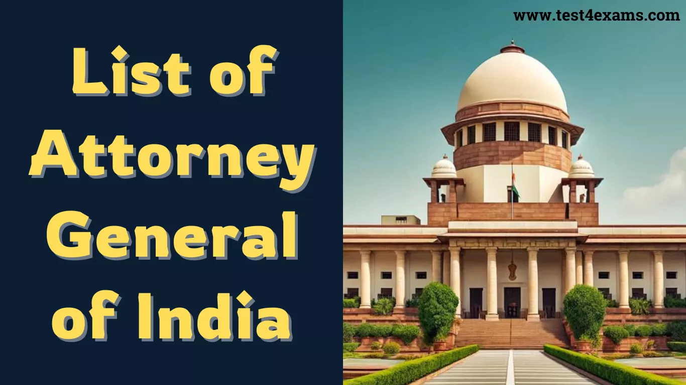 List of Attorney General of India